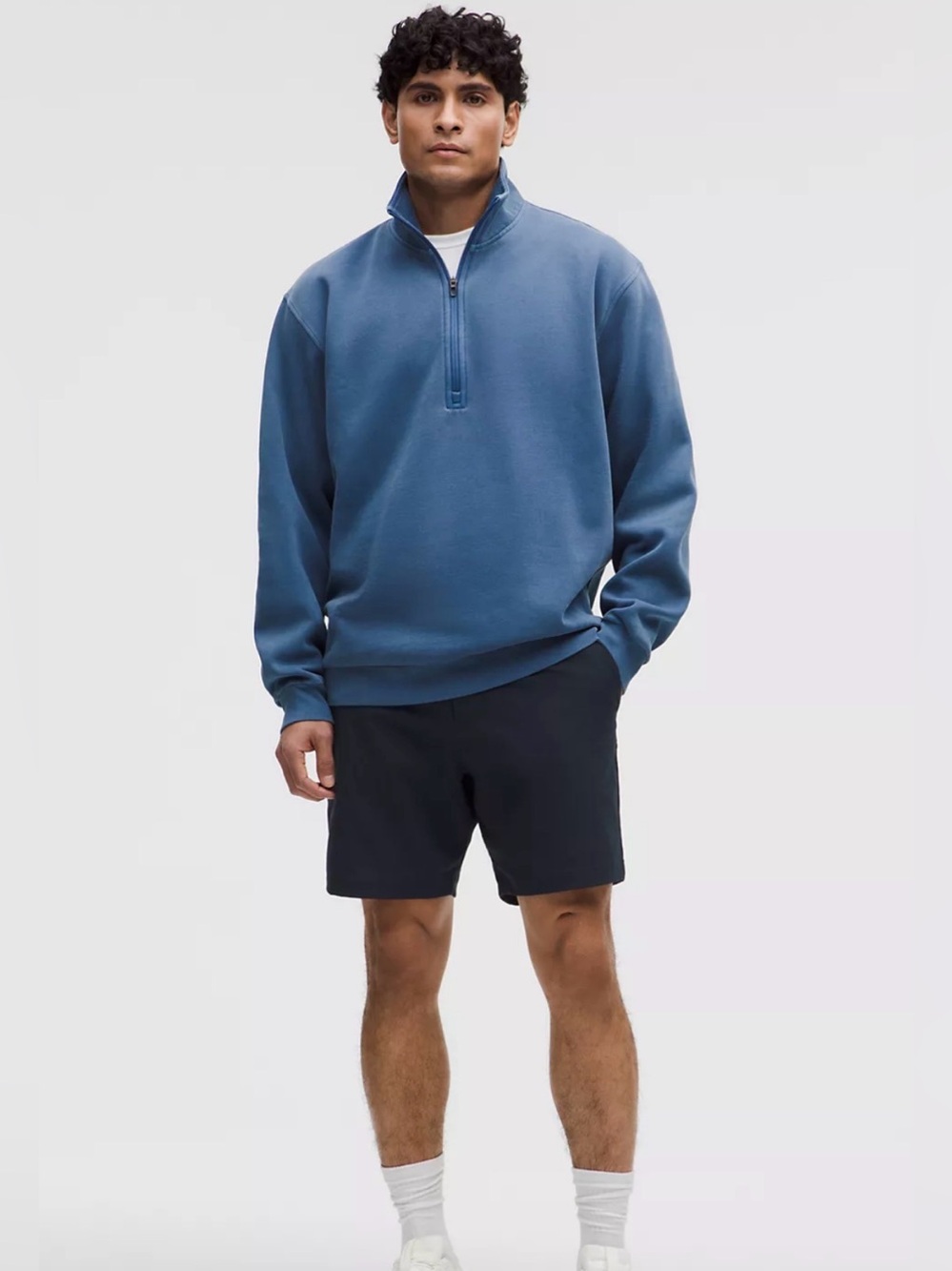 Lululemon Men’s ABC Classic-Fit Short 7"
WovenAir, True Navy, Size 33 (Medium)